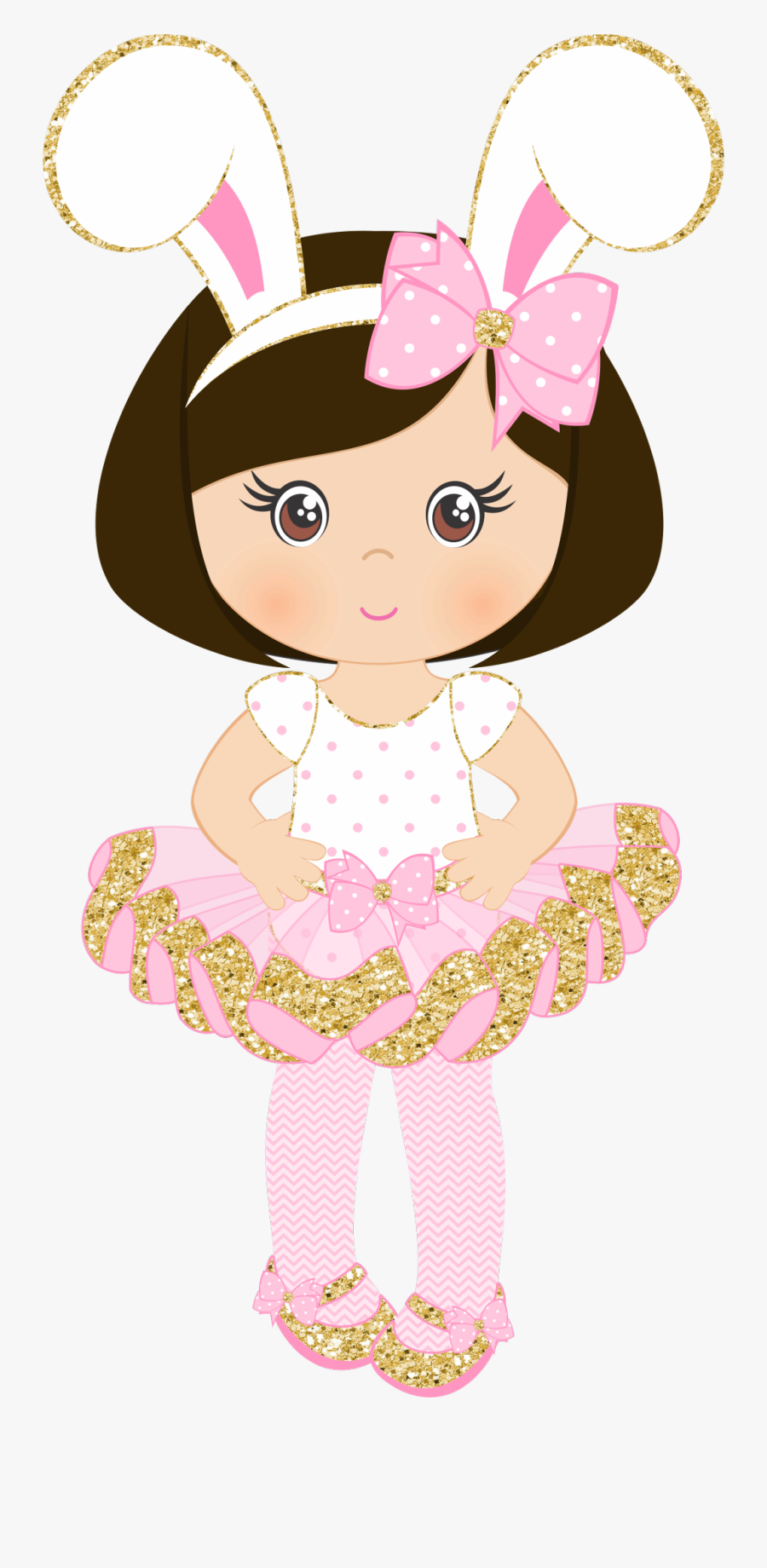 #girl #woman #child #easter #tutu #baby #niña #pascua - Gabz Png, Transparent Clipart