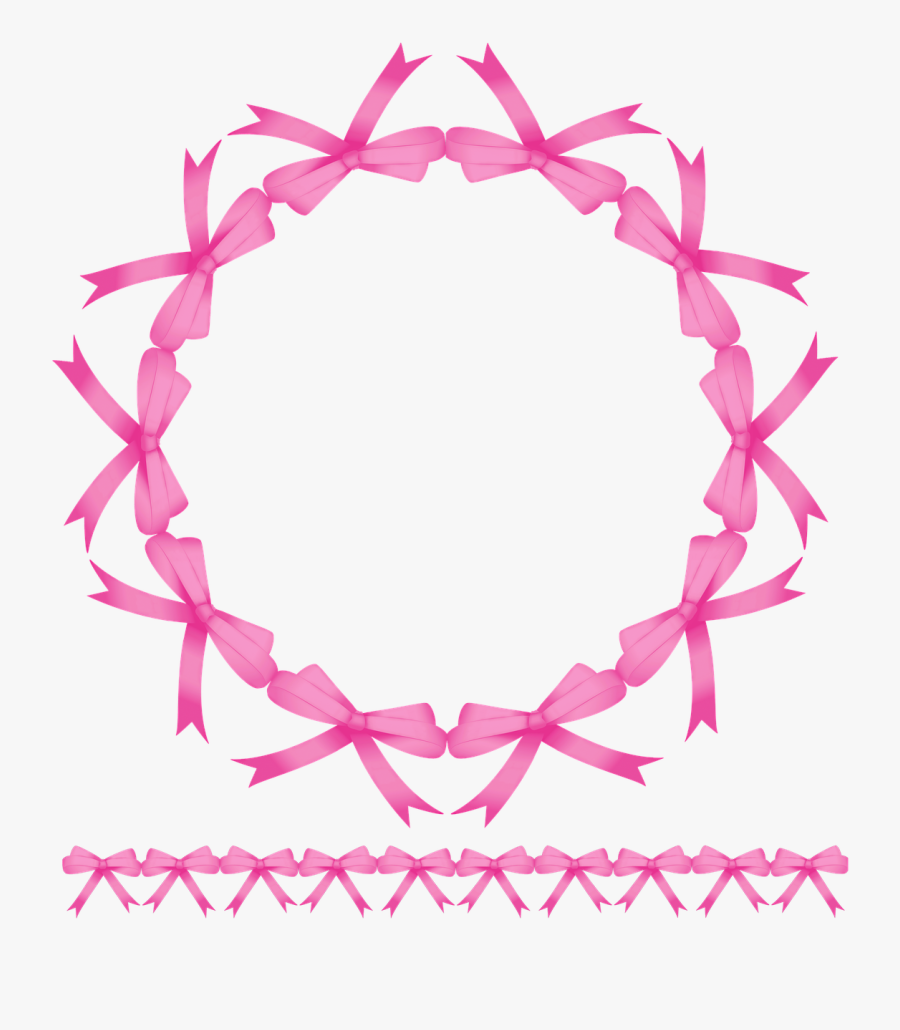 Bow Ribbon Wreath Free Photo - Ribbon Wreaths Clip Art Png, Transparent Clipart