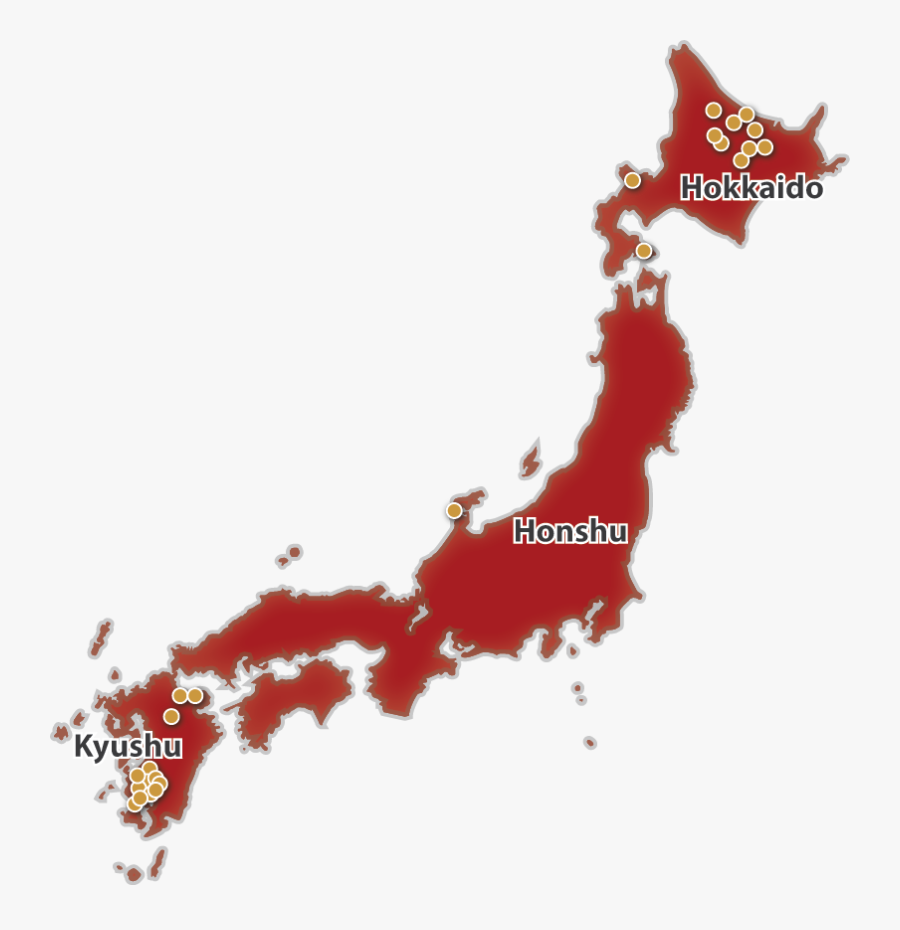 Japanmap - Japan Vector, Transparent Clipart