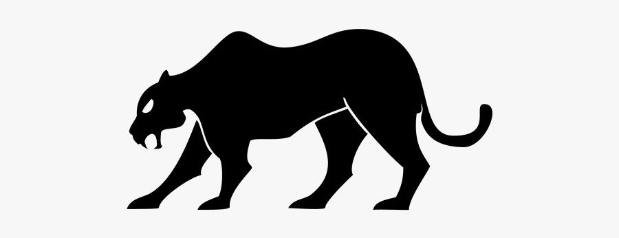 Cougar Vector Black Panther, Transparent Clipart