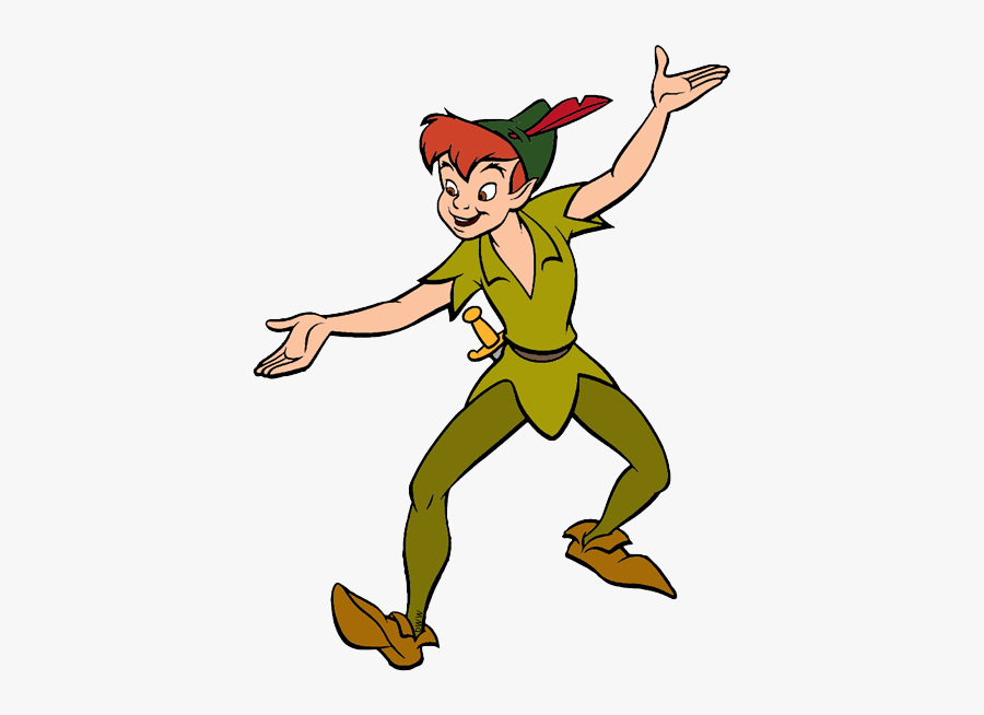 Peter Pan Peter And Wendy Tinker Bell Captain Hook - Cartoon Peter Pan Png, Transparent Clipart