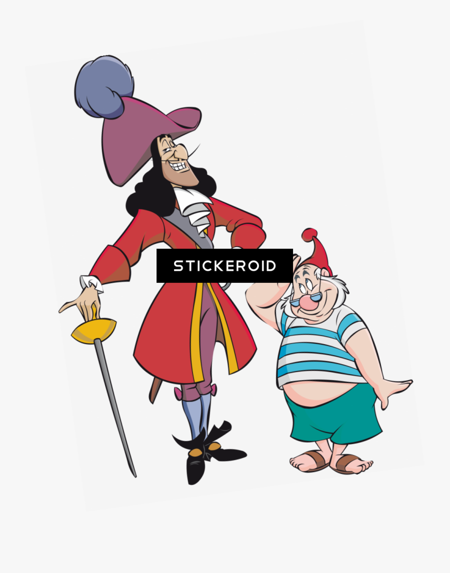 Captain Hook Cartoons Disney - Peter Pan Smee, Transparent Clipart