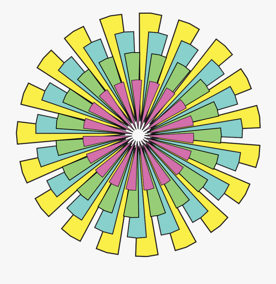 Clip Art Tikigiki Abstract Starburst 1 Flower - Portable Network Graphics, Transparent Clipart