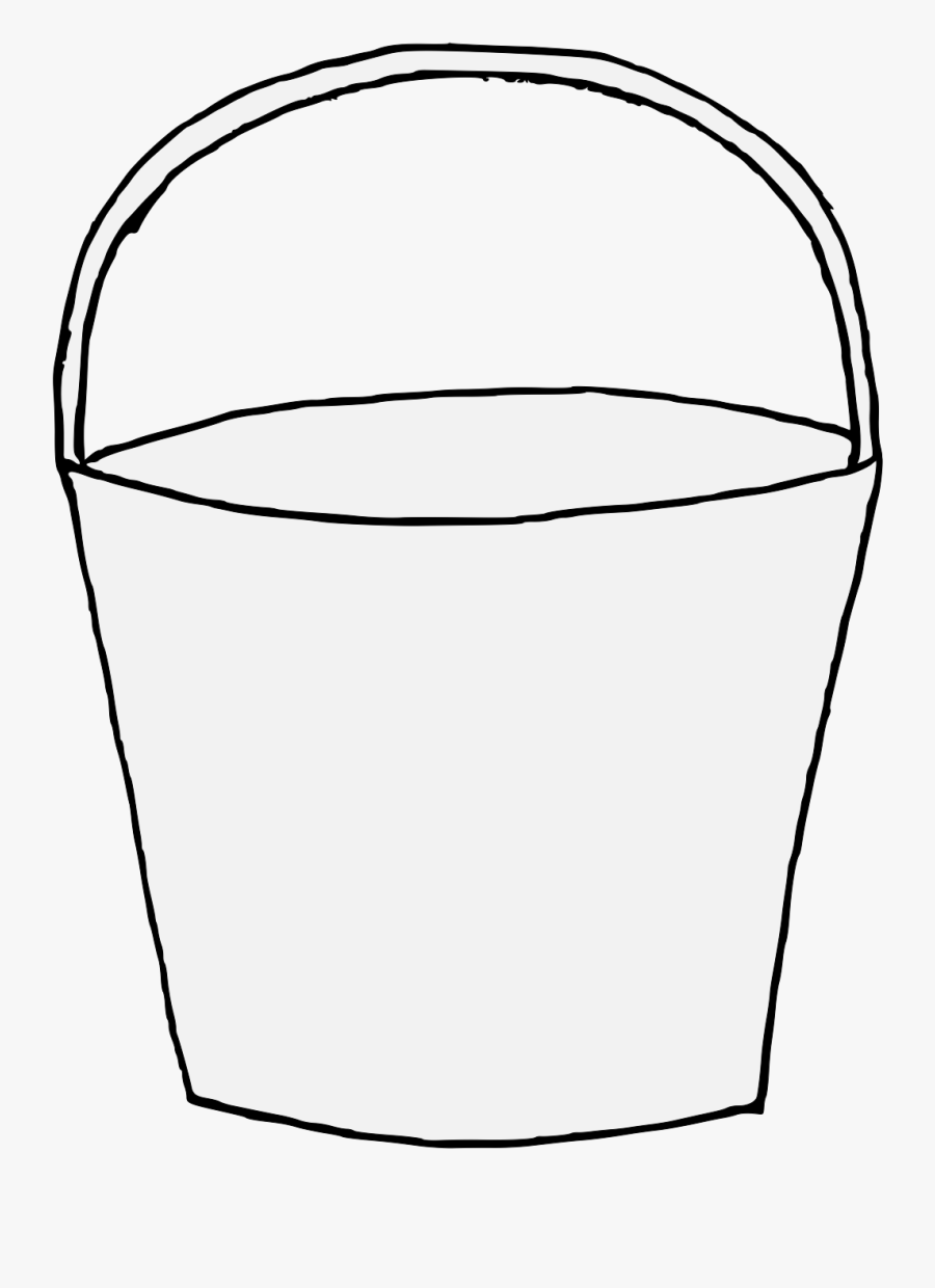 Bucket With Handle, Transparent Clipart