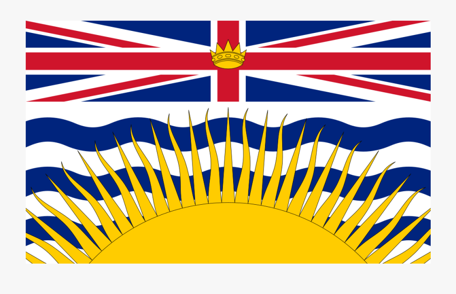 Ca Bc British Columbia Flag Icon Public Domain World - British Columbia Flag, Transparent Clipart