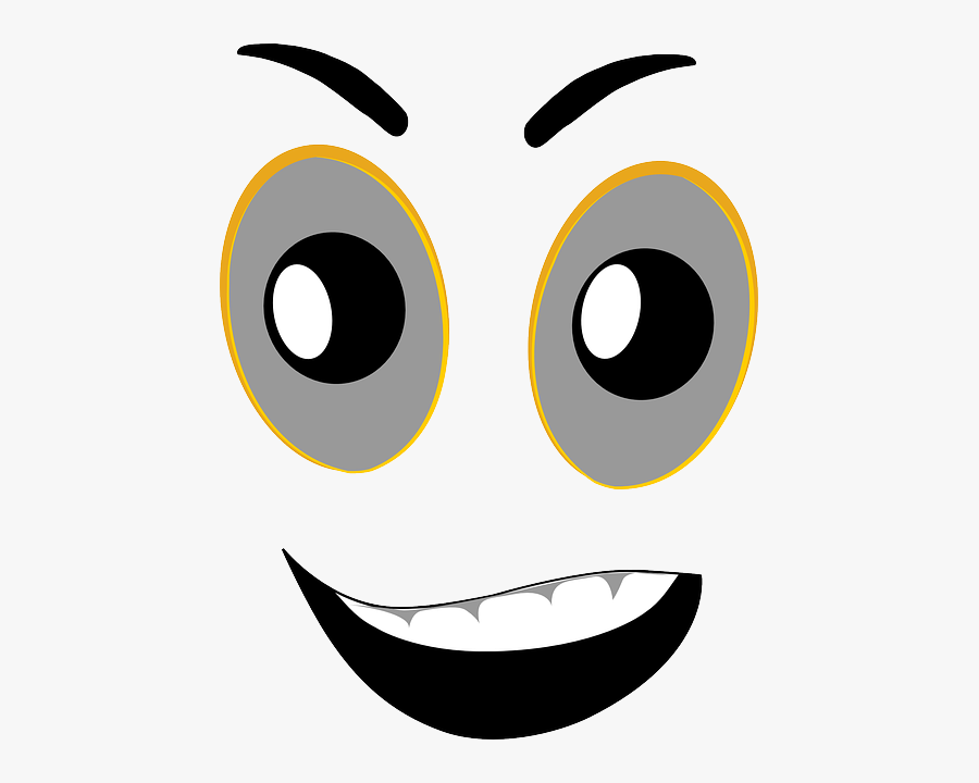 Scared Face, Transparent Clipart