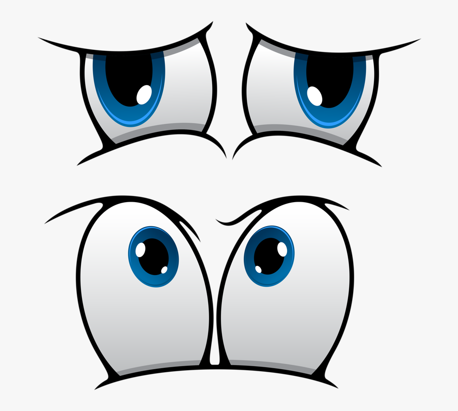 Transparent Auge Clipart - Dibujos Ojos Caricatura, Transparent Clipart