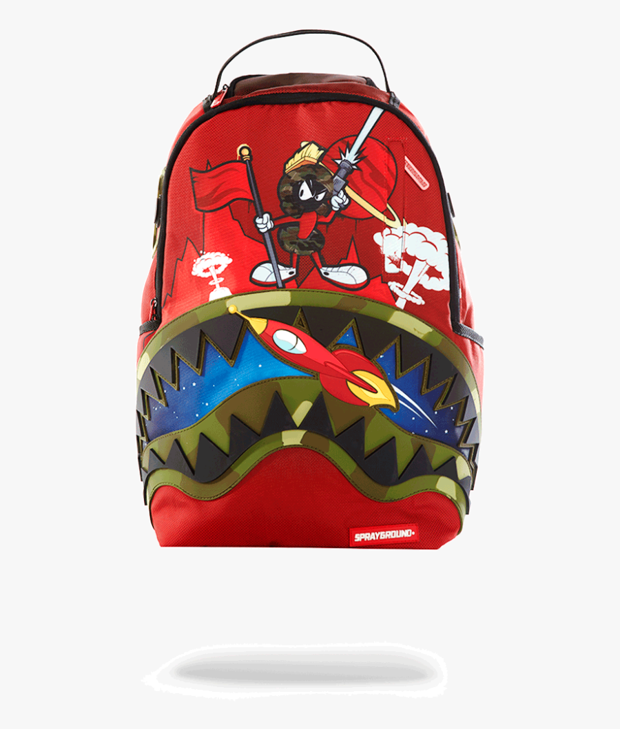 Transparent Marvin The Martian Clipart - Sprayground Marvin The Martian Backpack, Transparent Clipart