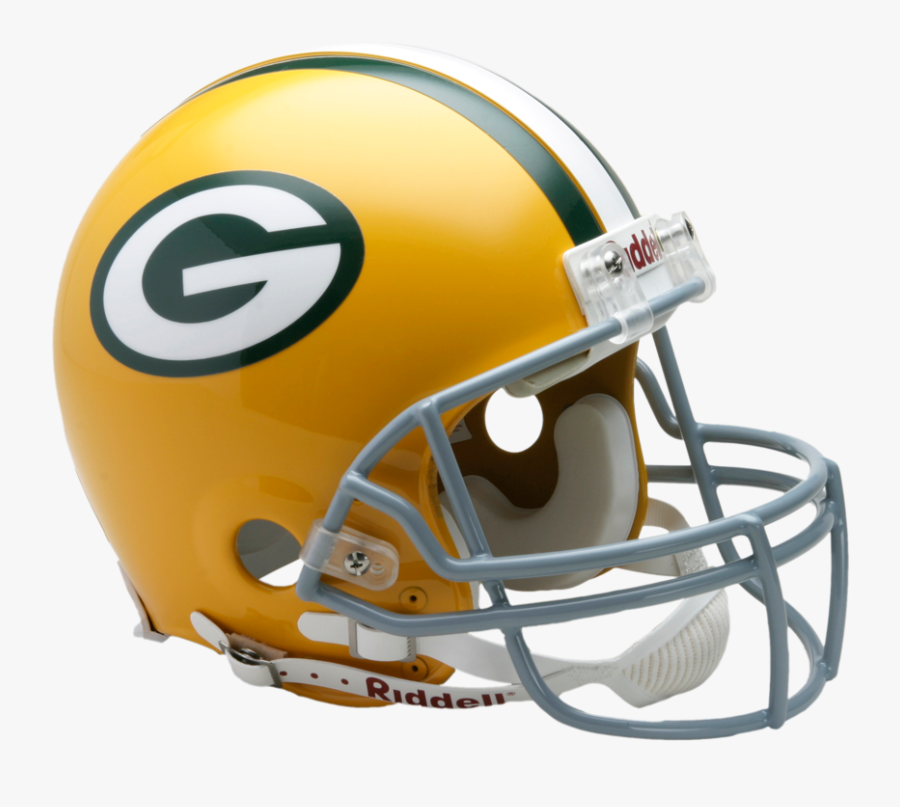 Helmet Clipart Green Bay Packers - 1980 Football Helmet, Transparent Clipart