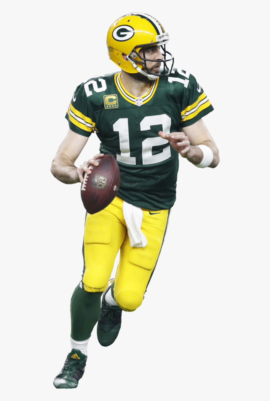 Transparent Packers Clipart - Aaron Rodgers Packers Png, Transparent Clipart