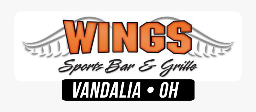 Wings Sports Bar And Grill Logo, Transparent Clipart