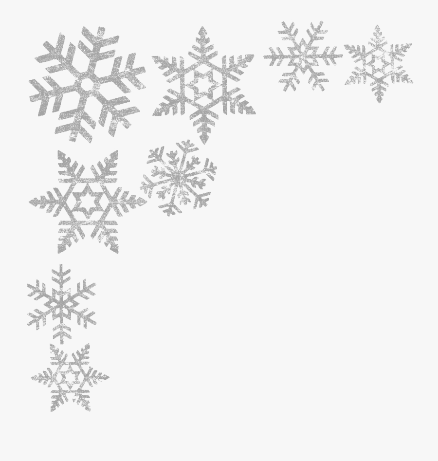Snowflake Ice Crystals Clip Art - Transparent Snowflakes, Transparent Clipart