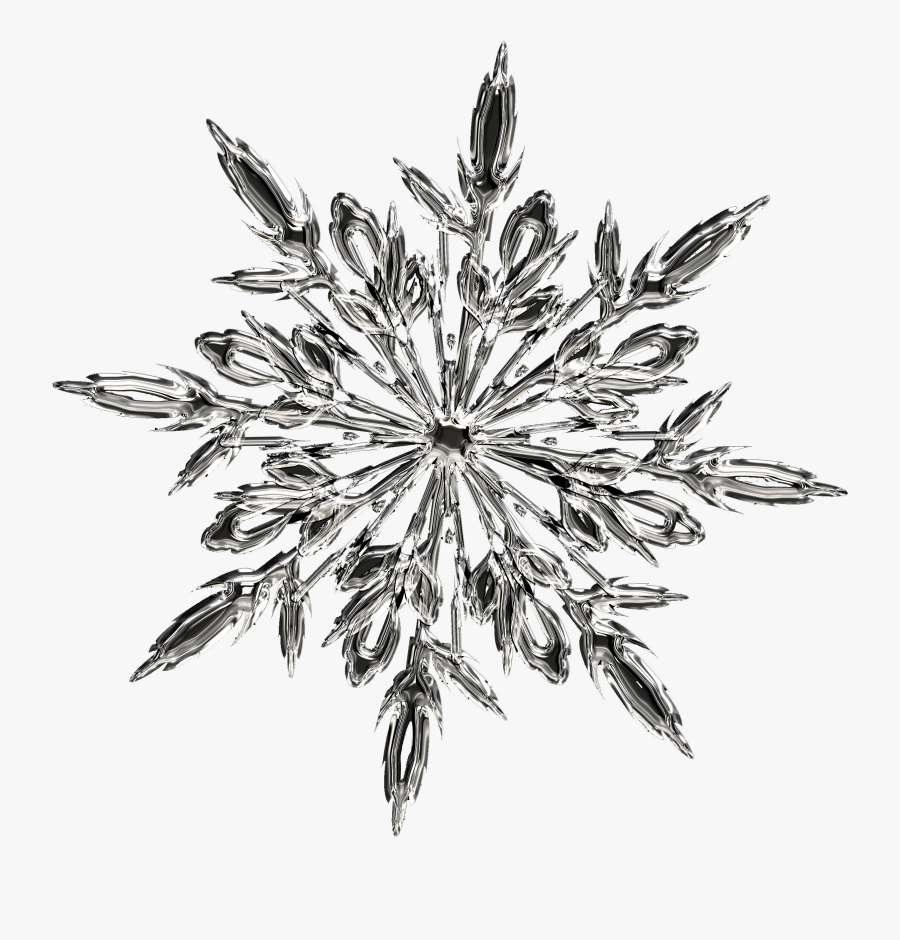 Drawing Snowflakes Ice Crystal - Transparent Ice Crystal Png, Transparent Clipart