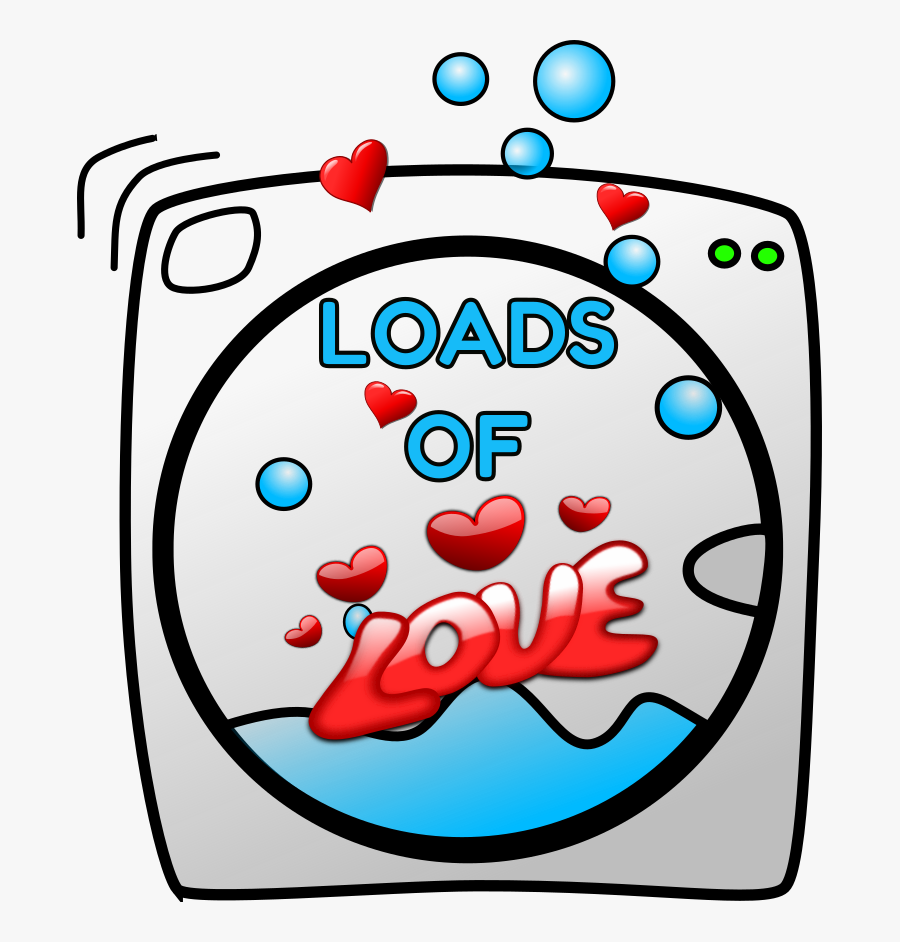 Love Hearts Shower Curtain Clipart , Png Download - Washing Machine Funny Pics Free, Transparent Clipart