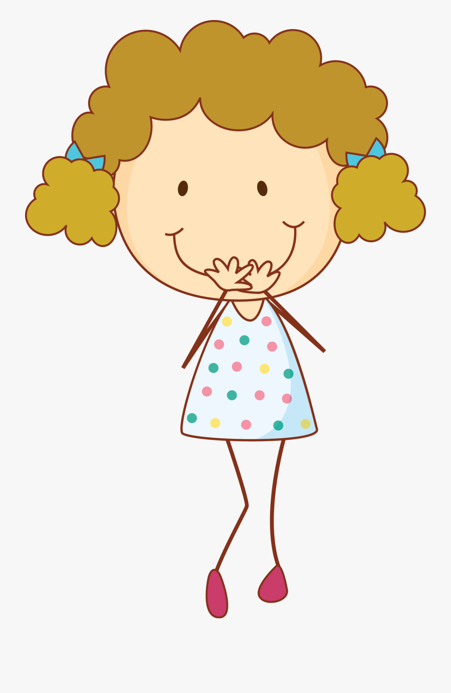 Laughing Clipart Vector Transparent Free - Girl Laughing Cartoon Png, Transparent Clipart