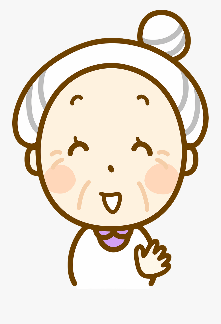 Old Woman Clipart Face, Transparent Clipart