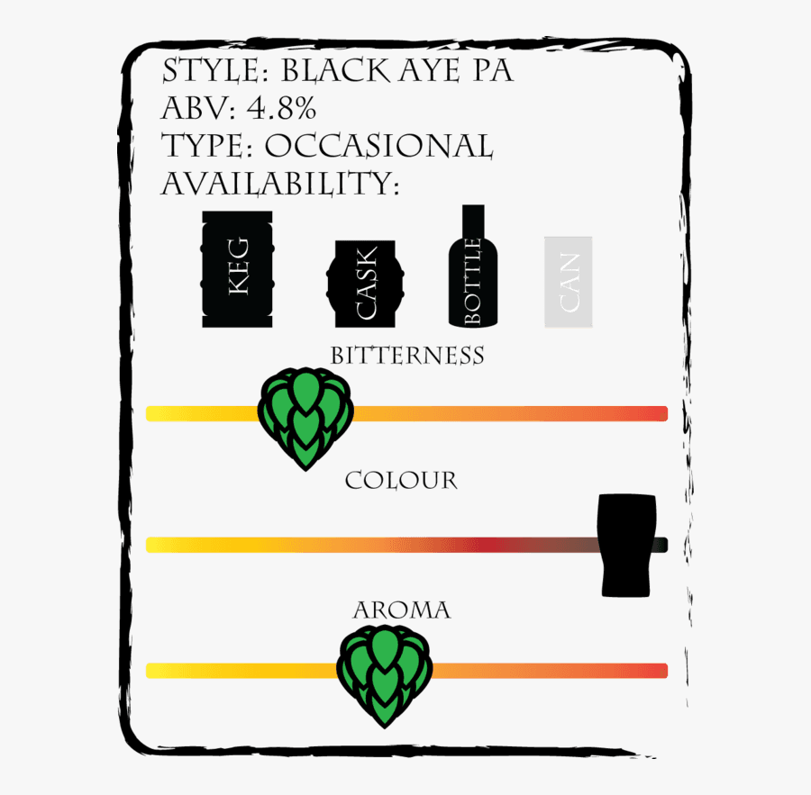 Black Aye Beer Specs, Transparent Clipart