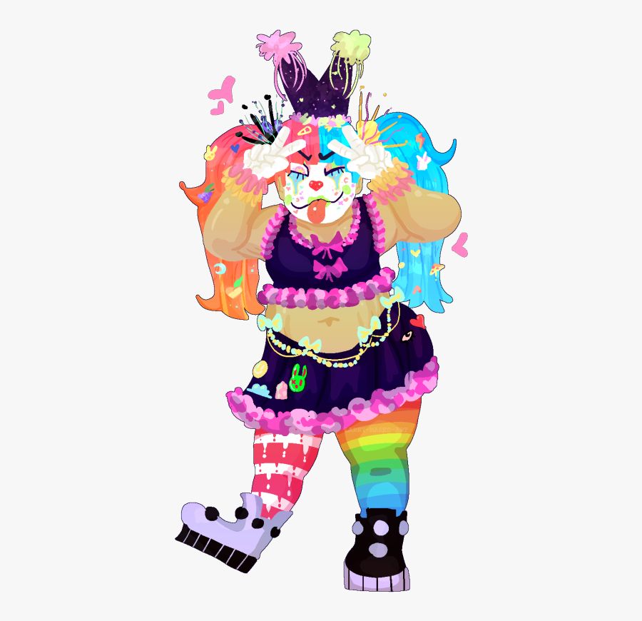 Image - Clown Harajuku, Transparent Clipart