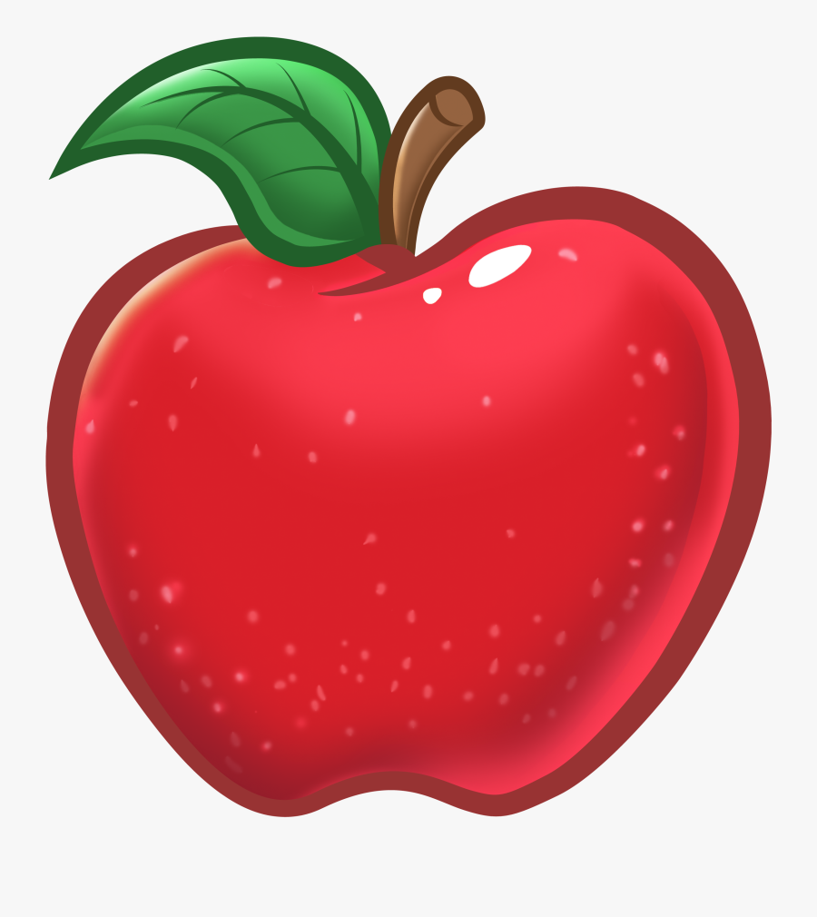 Transparent Apples Clipart - Cartoon Transparent Apple Png, Transparent Clipart