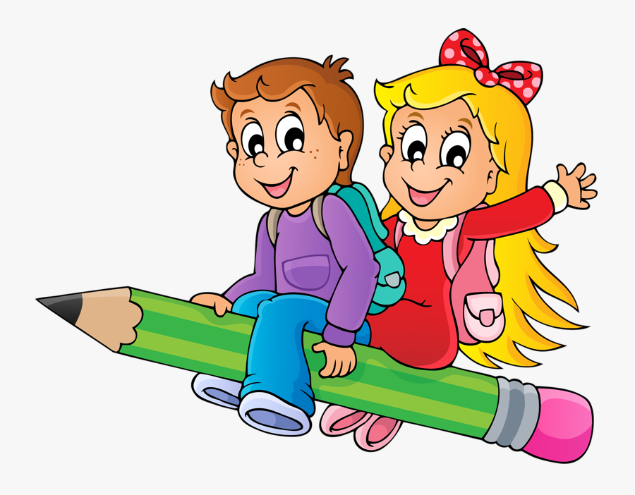 Holidays Clipart School - School Students For Pencil Drawing, Transparent Clipart