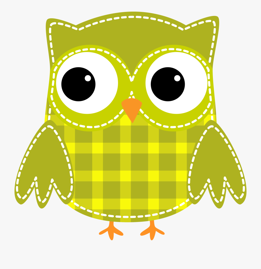 Yellow Green Owl Free Printables, Transparent Clipart