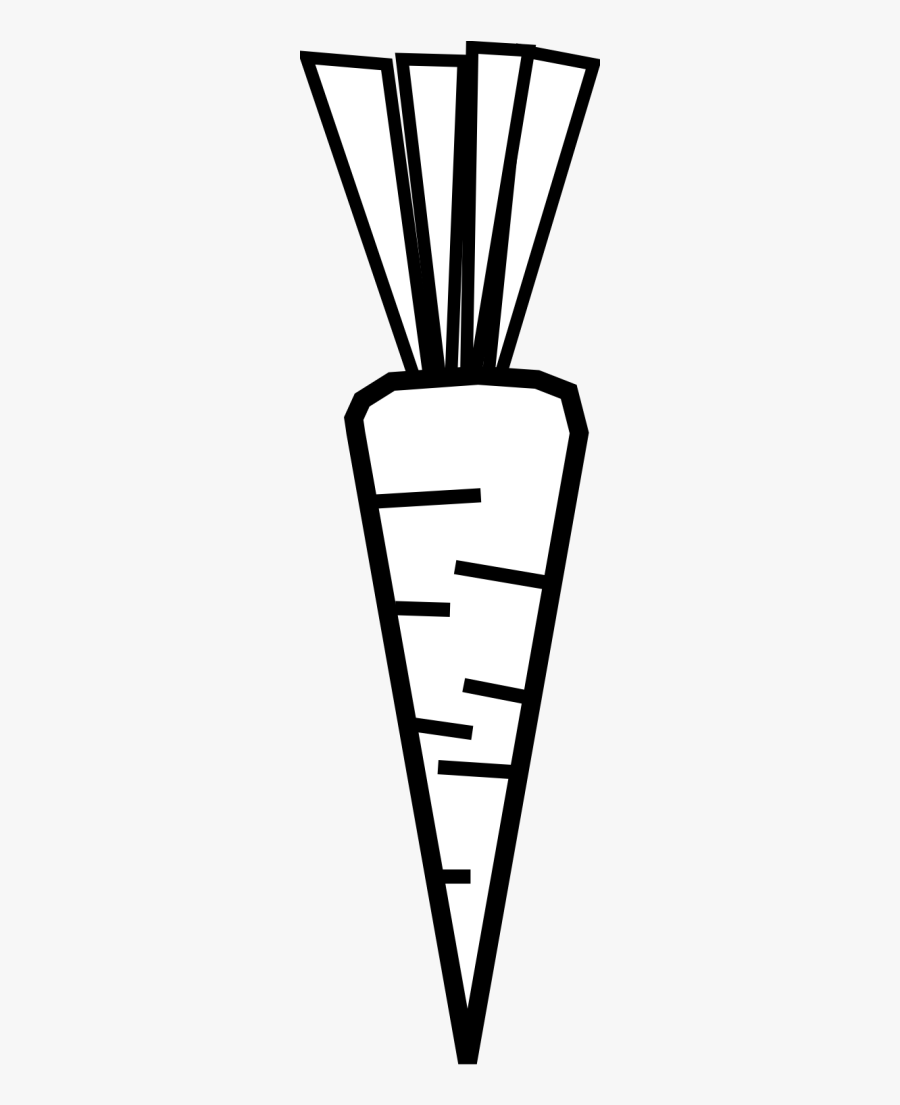 Carro Transparent Png - Black And White Carrots, Transparent Clipart