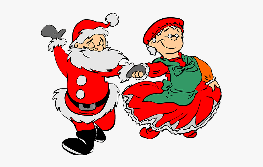 Santa Claus Dancing Clipart, Transparent Clipart