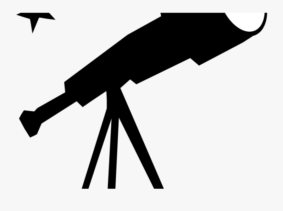 Telescope Clipart Black And White, Transparent Clipart