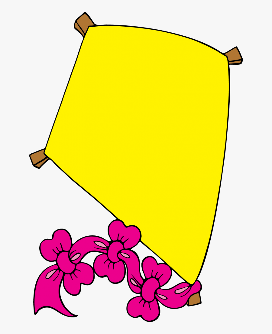 Clipart Kite Spool - Png Clipart Yellow Kite Png, Transparent Clipart