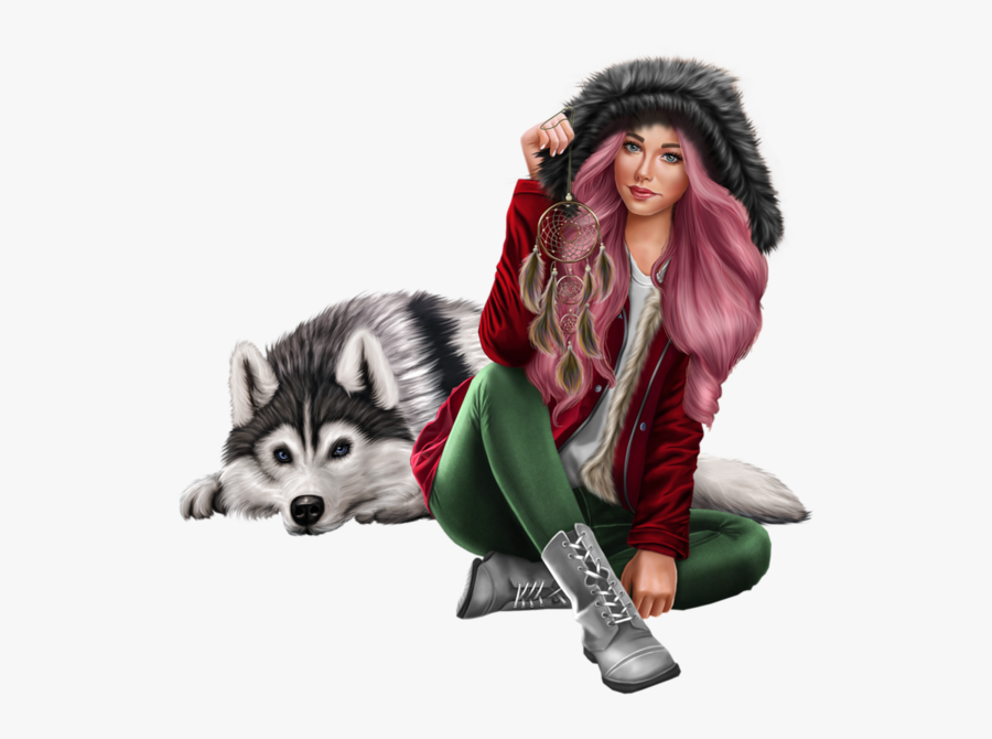 Transparent Snow Woman Clipart - صوره فتاة بخلفيه شفافة, Transparent Clipart