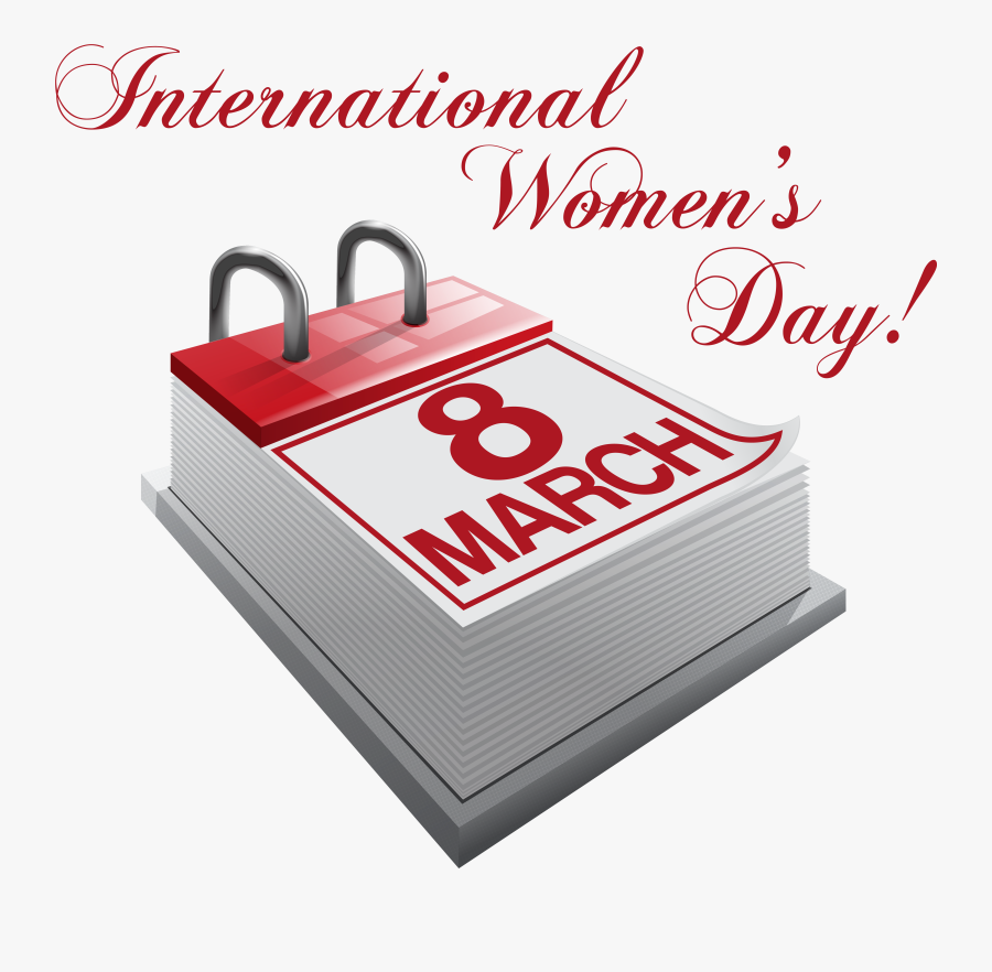 International Womens Day 8 March Png Clipart Image - Red Women Day Transparent, Transparent Clipart