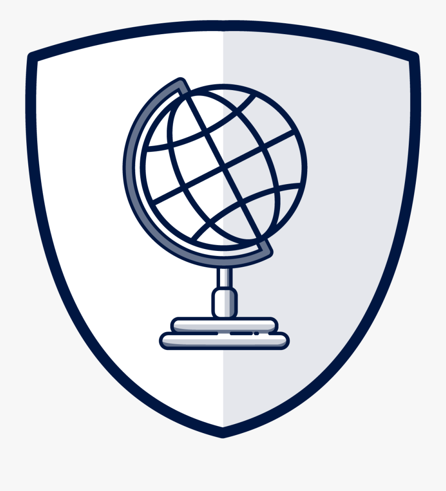 Cpa Icons V2 International - Simple Globe Black And White Vector, Transparent Clipart
