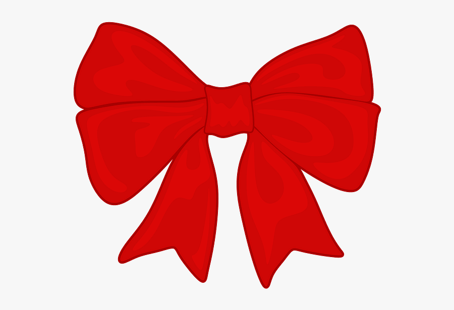 Clip Art Christmas Bow, Transparent Clipart