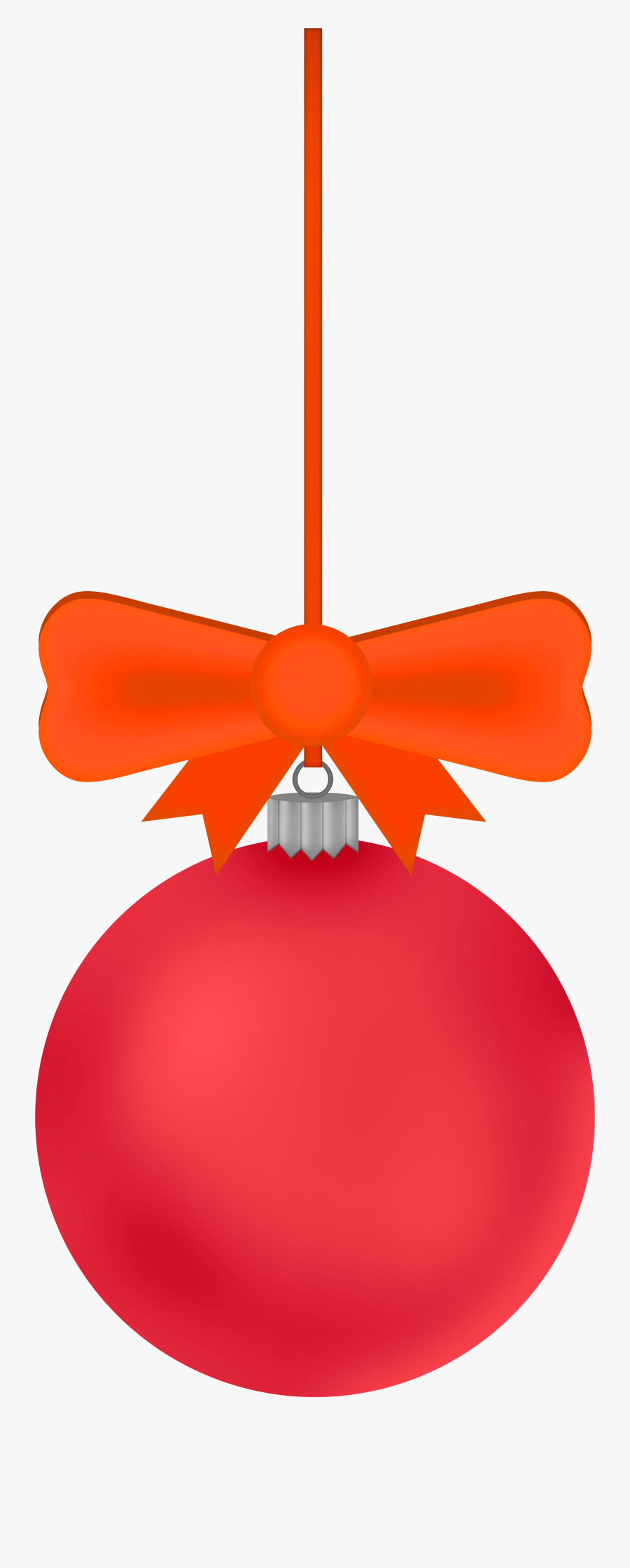 Red Christmas Ball Png Clip Art, Transparent Clipart