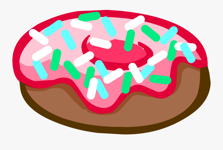 Jelly Donut Clipart - Iced Donuts Clip Art, Transparent Clipart