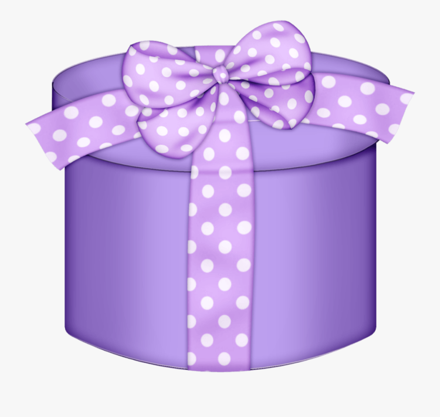 Purple Gift Box Clipart - Gift Transparent Background Gif, Transparent Clipart