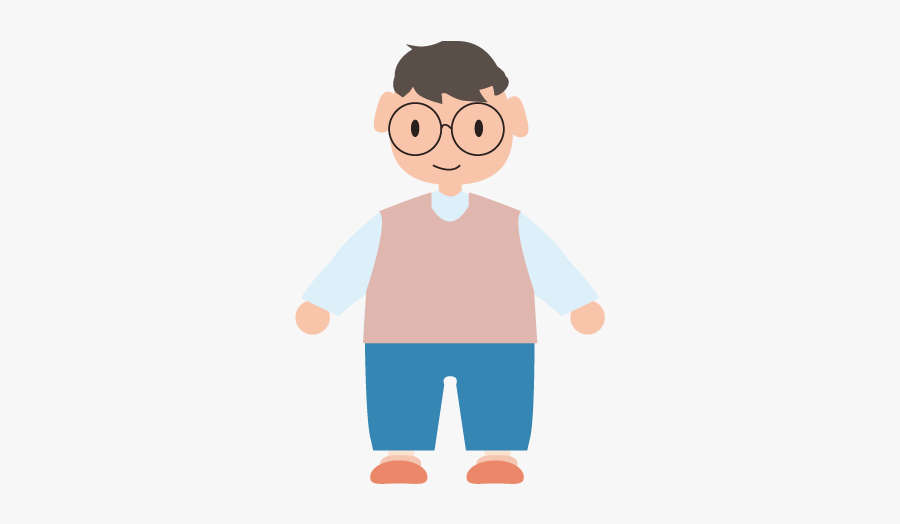 Clip Art Dad With Glasses, Transparent Clipart
