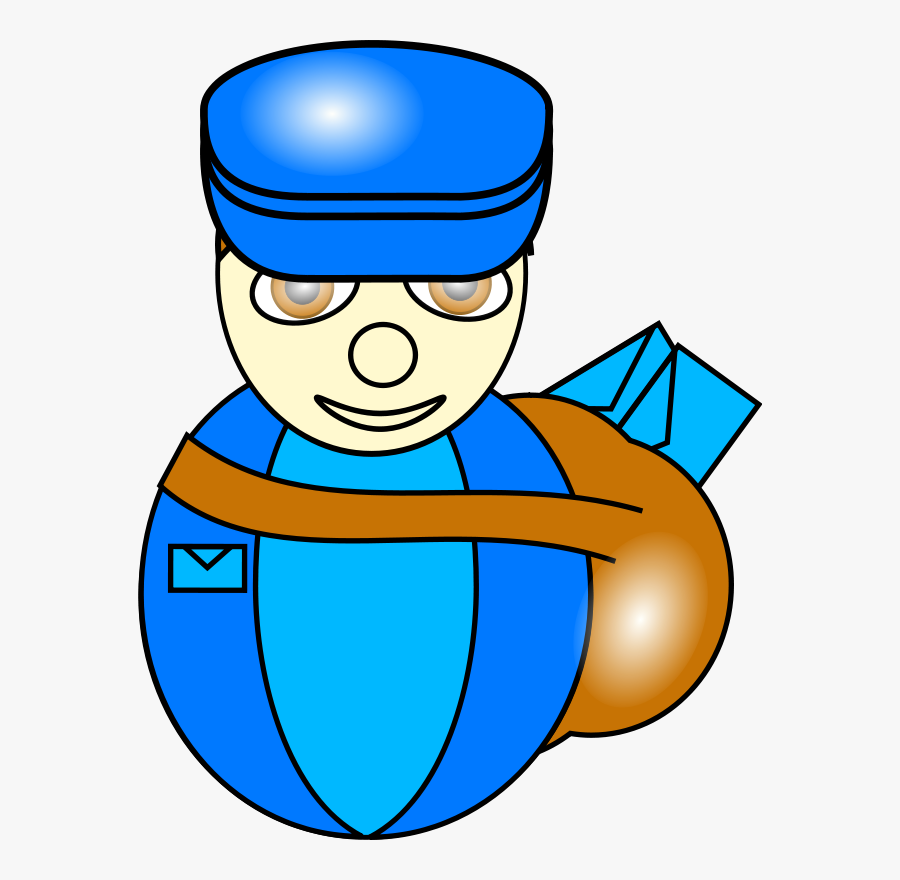 Postman - Mail Man Transparent Background, Transparent Clipart