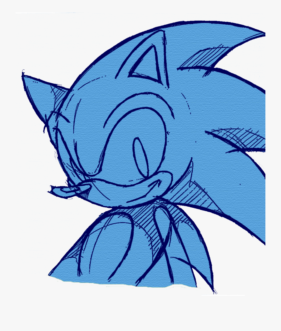 Sonic The Hedgehog 2 Fish Mammal Vertebrate Head Line - Sonic The Hedgehog Wallpaper Fanpop, Transparent Clipart