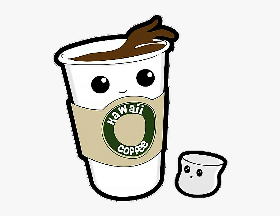 Transparent Cute Coffee Cup Clipart - Kawaii Coffee Cup, Transparent Clipart