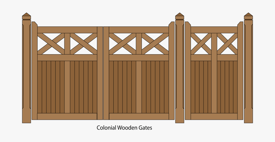 Gate Clipart Wooden Gate, Transparent Clipart