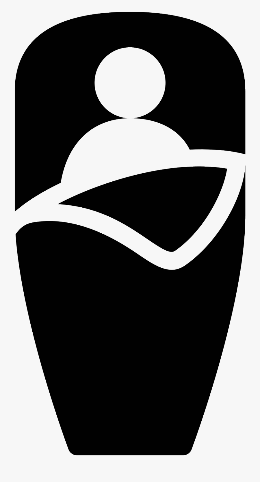 Sleeping Bag Filled Icon, Transparent Clipart