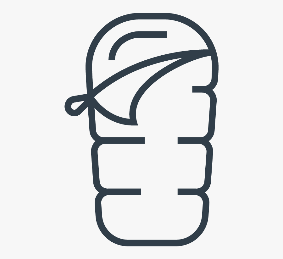 Sleeping Bags Clipart , Png Download - Line Clipart Sleeping Bag, Transparent Clipart