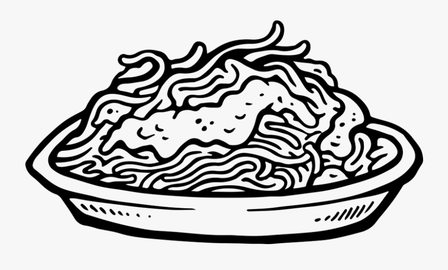 Transparent Kid Eating Breakfast Clipart - Pasta Drawing, Transparent Clipart