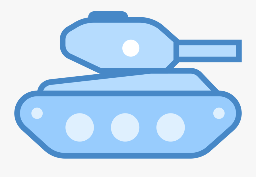 Blue,area,artwork - Icon Tank, Transparent Clipart