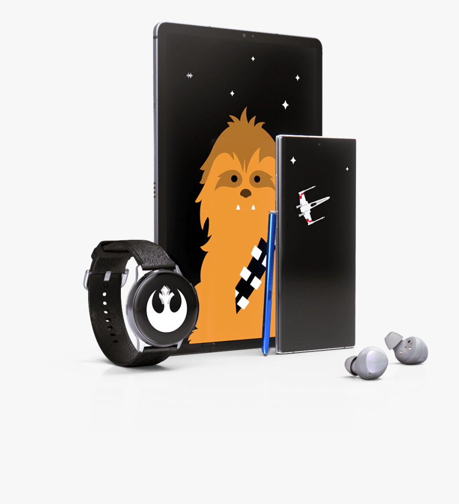 We See Suite Of Samsung Galaxy Devices Together - Samsung Star Wars Chile, Transparent Clipart