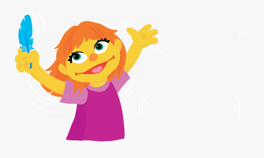 Autism Character Sesame Street, Transparent Clipart