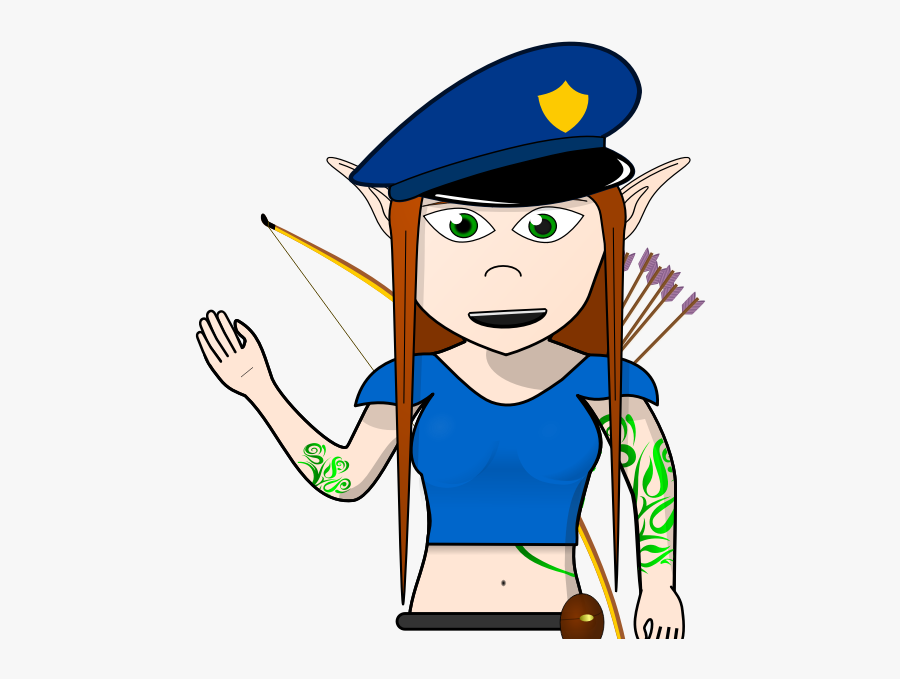 Rpg Police - Clip Art, Transparent Clipart
