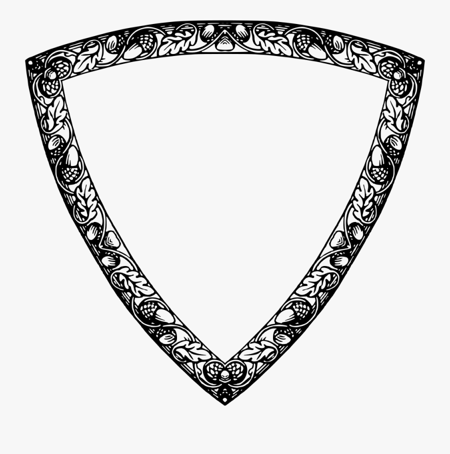 Leafy Frame - Triangle Frame Png, Transparent Clipart