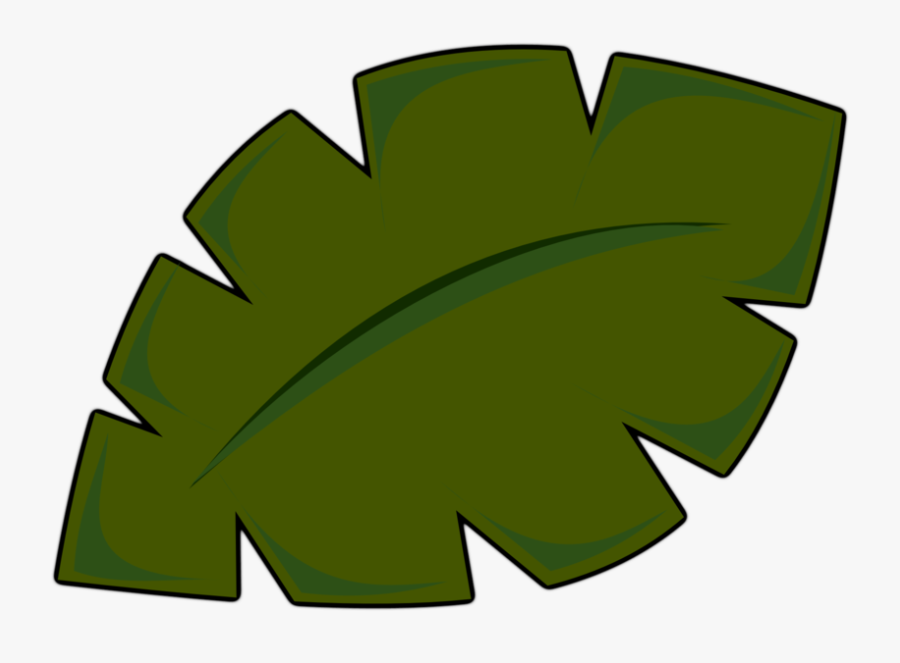 Palm Tree Leaf Clip Art, Transparent Clipart